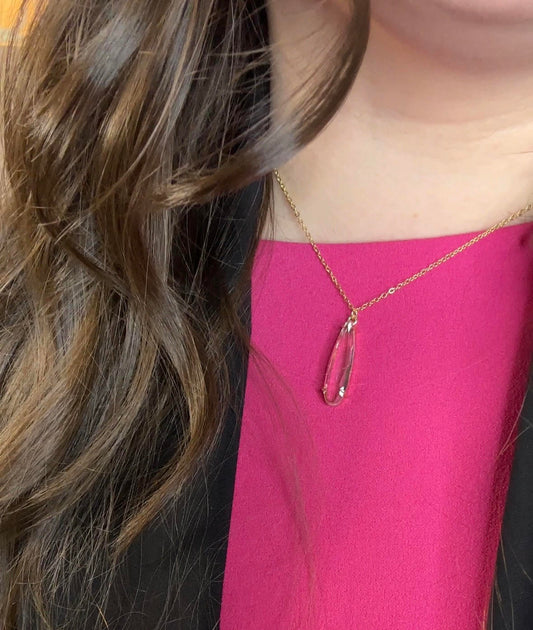 Collar Rosé Enchape de Oro
