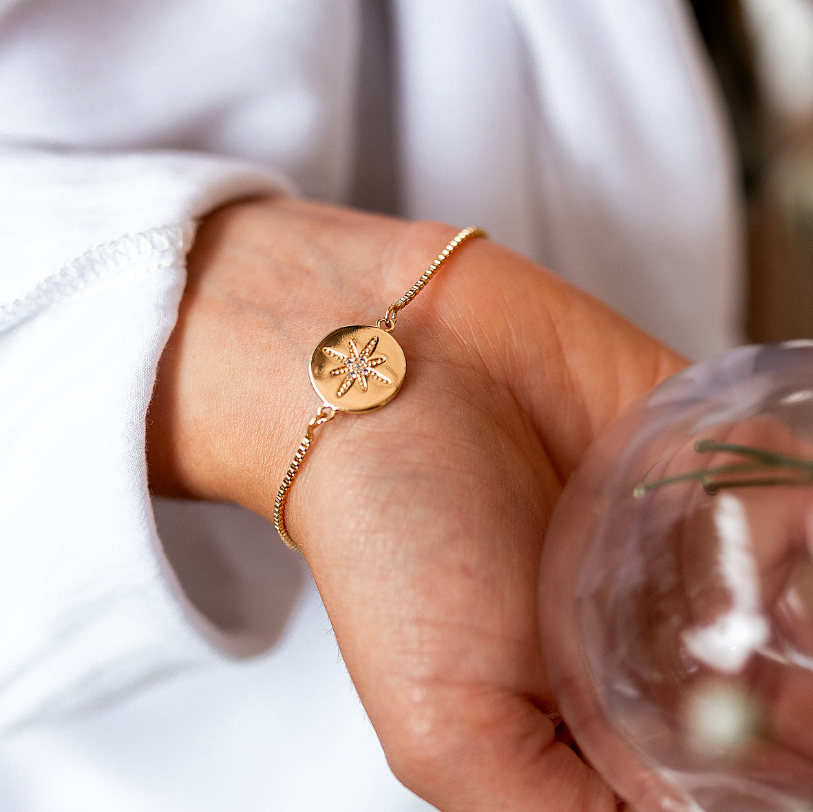 Pulsera Guiada Enchape de oro